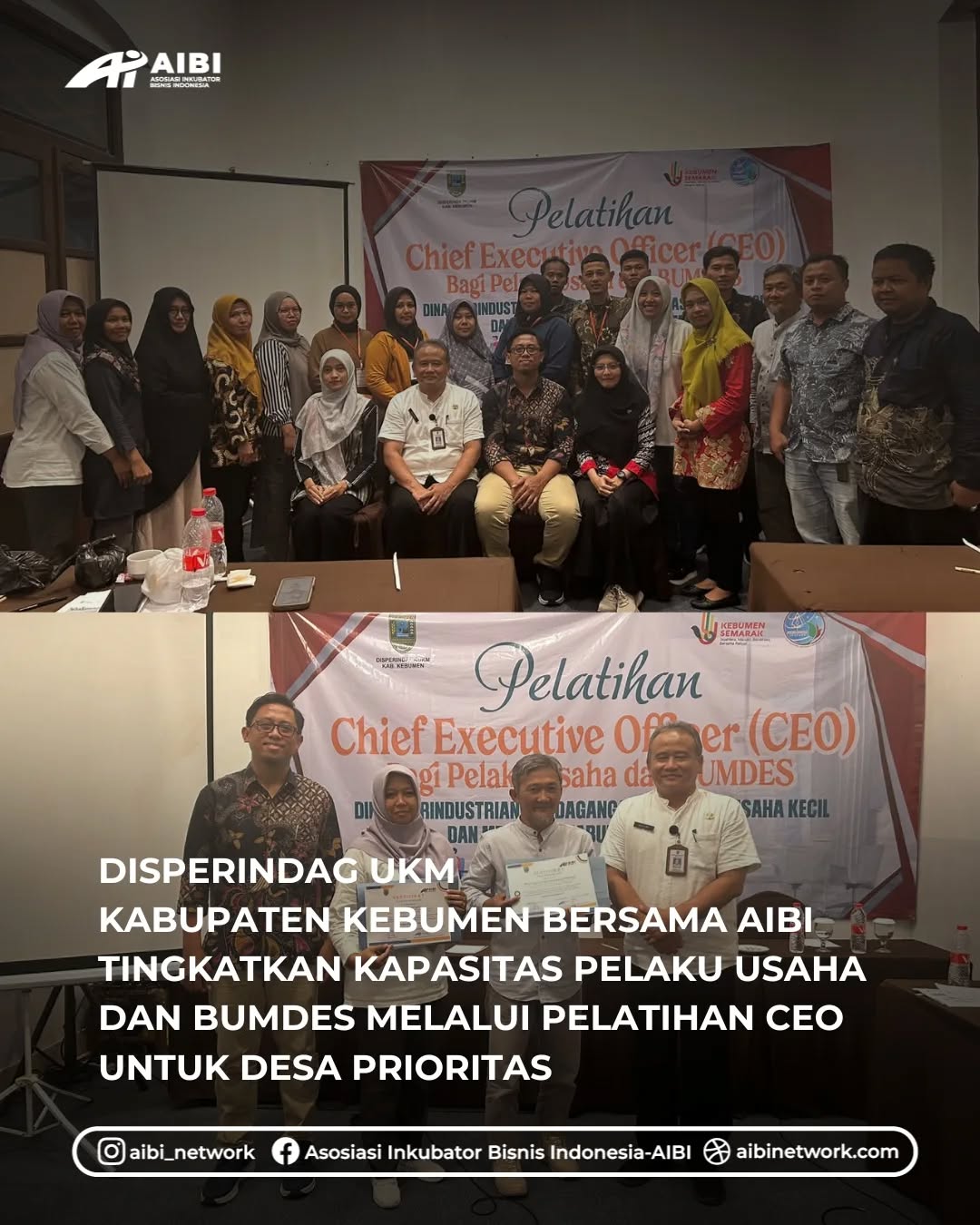 Pelatihan UMKM dan BUMDES AIBI